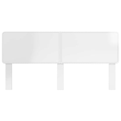 vidaXL Headboard High Gloss White Engineered wood