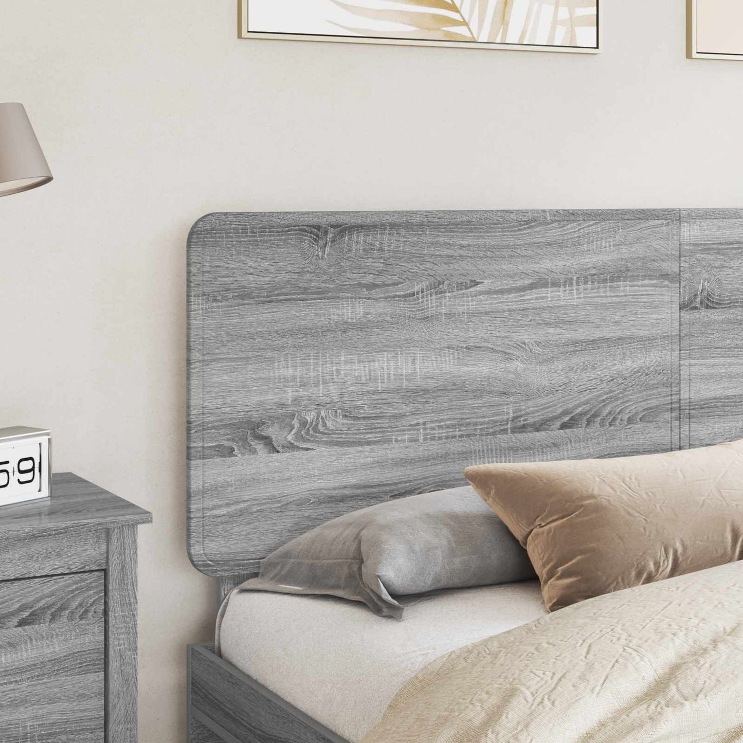vidaXL Headboard Grey Sonoma Engineered wood