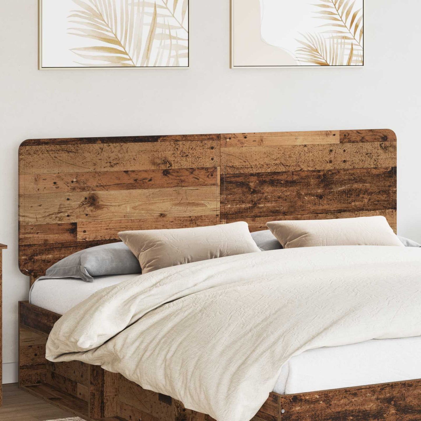 vidaXL Headboard Old Wood Engineered wood