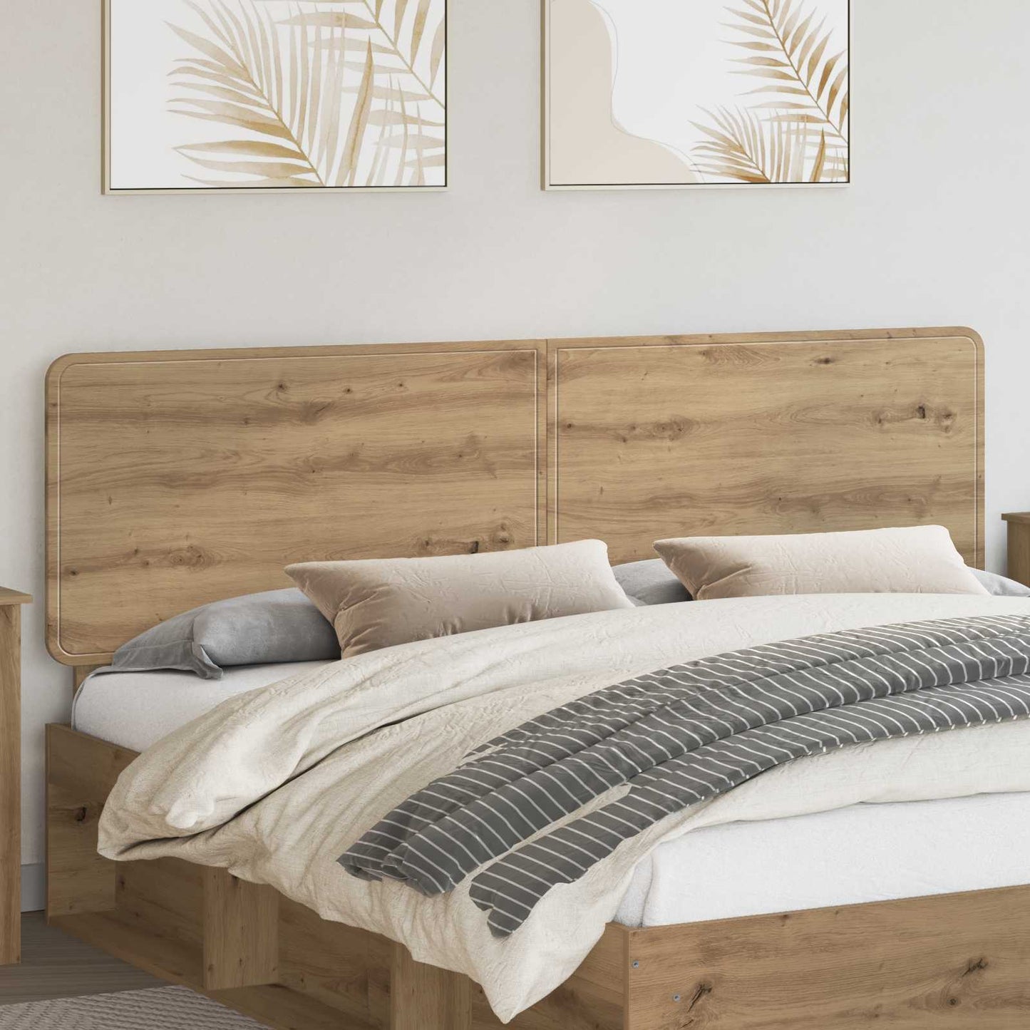 vidaXL Headboard Artisan Oak Engineered wood