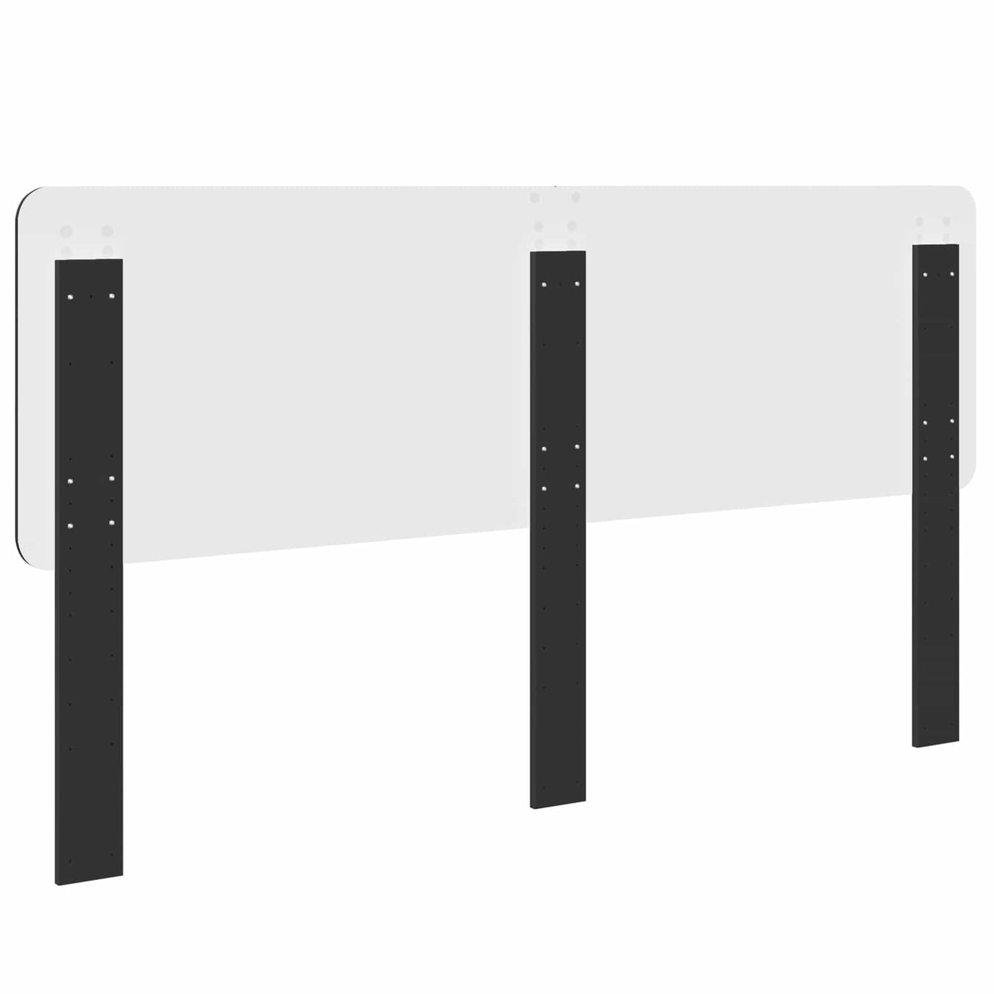 vidaXL Headboard Black Oak Engineered wood