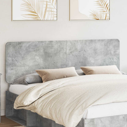 vidaXL Headboard Concrete Grey Engineered wood