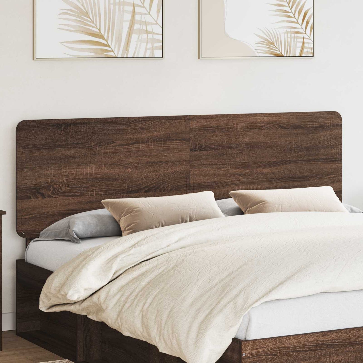 vidaXL Headboard Brown Oak Engineered wood