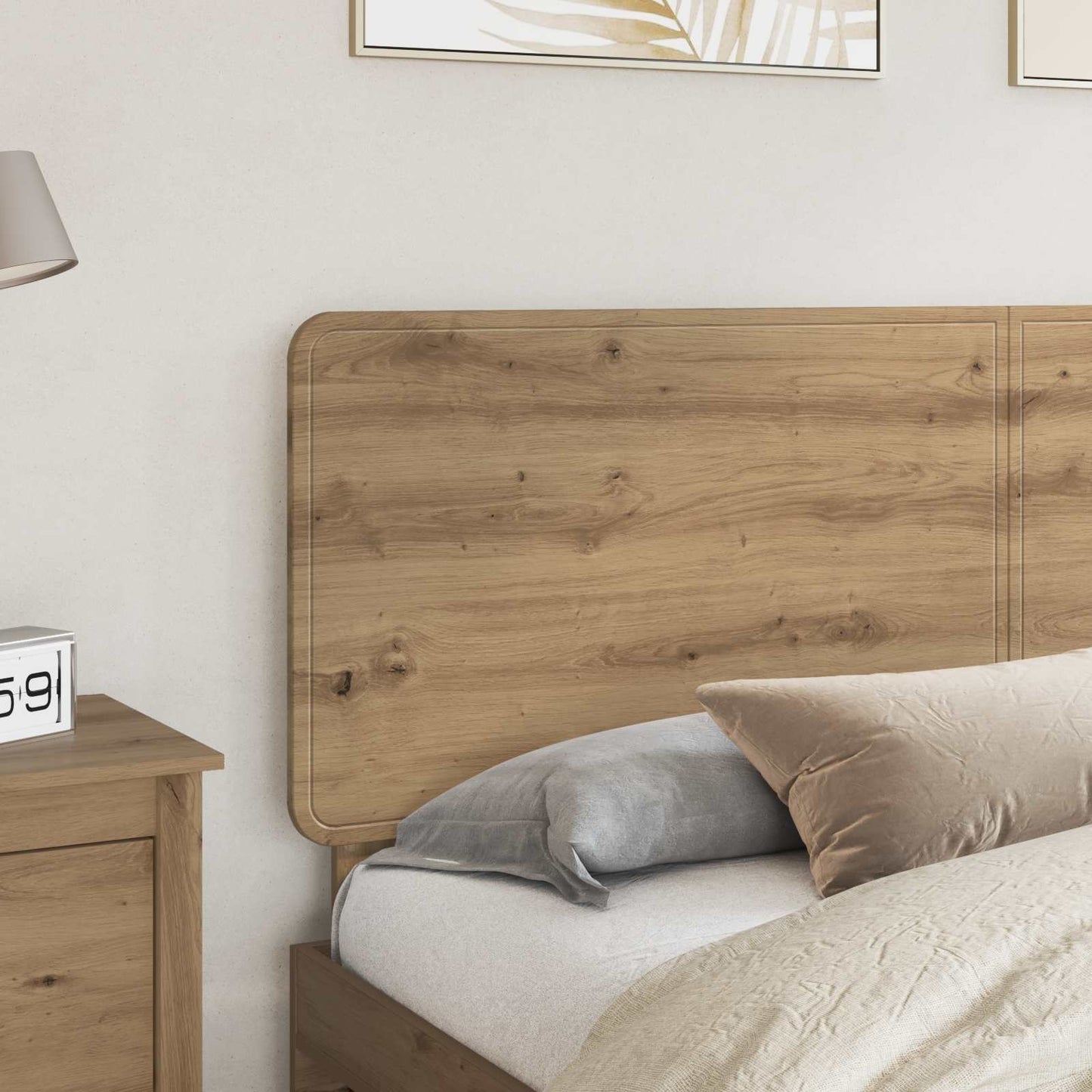 vidaXL Headboard Artisan Oak Engineered wood