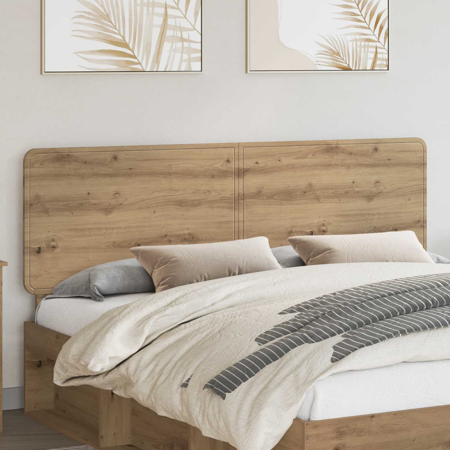 vidaXL Headboard Artisan Oak Engineered wood