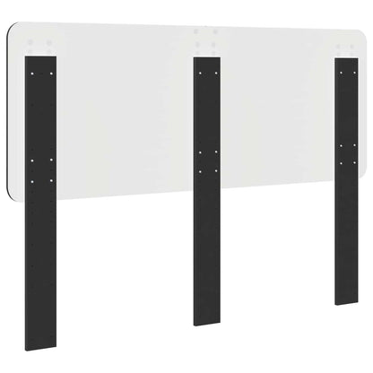 vidaXL Headboard Black Oak Engineered wood