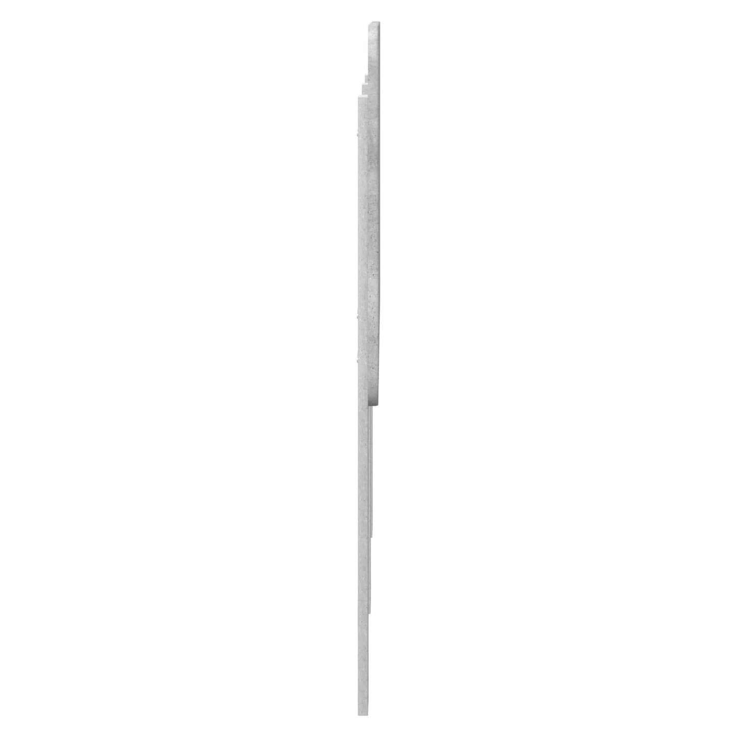vidaXL Headboard Concrete Grey Engineered wood