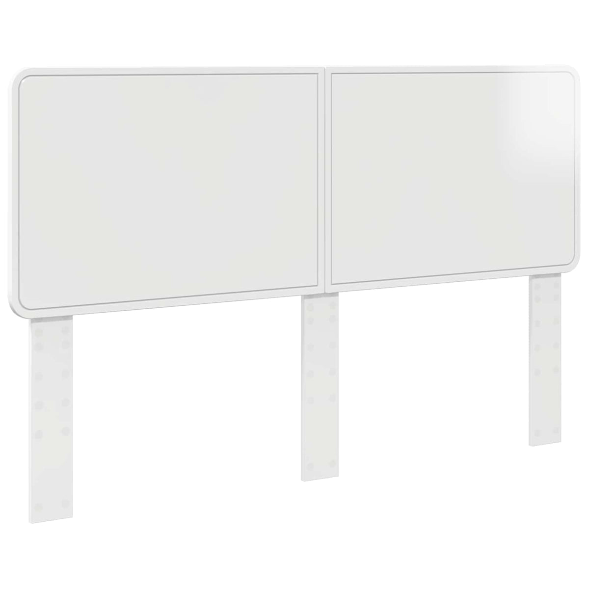 vidaXL Headboard High Gloss White Engineered wood