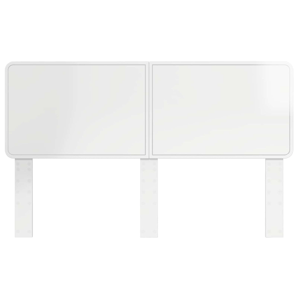 vidaXL Headboard High Gloss White Engineered wood