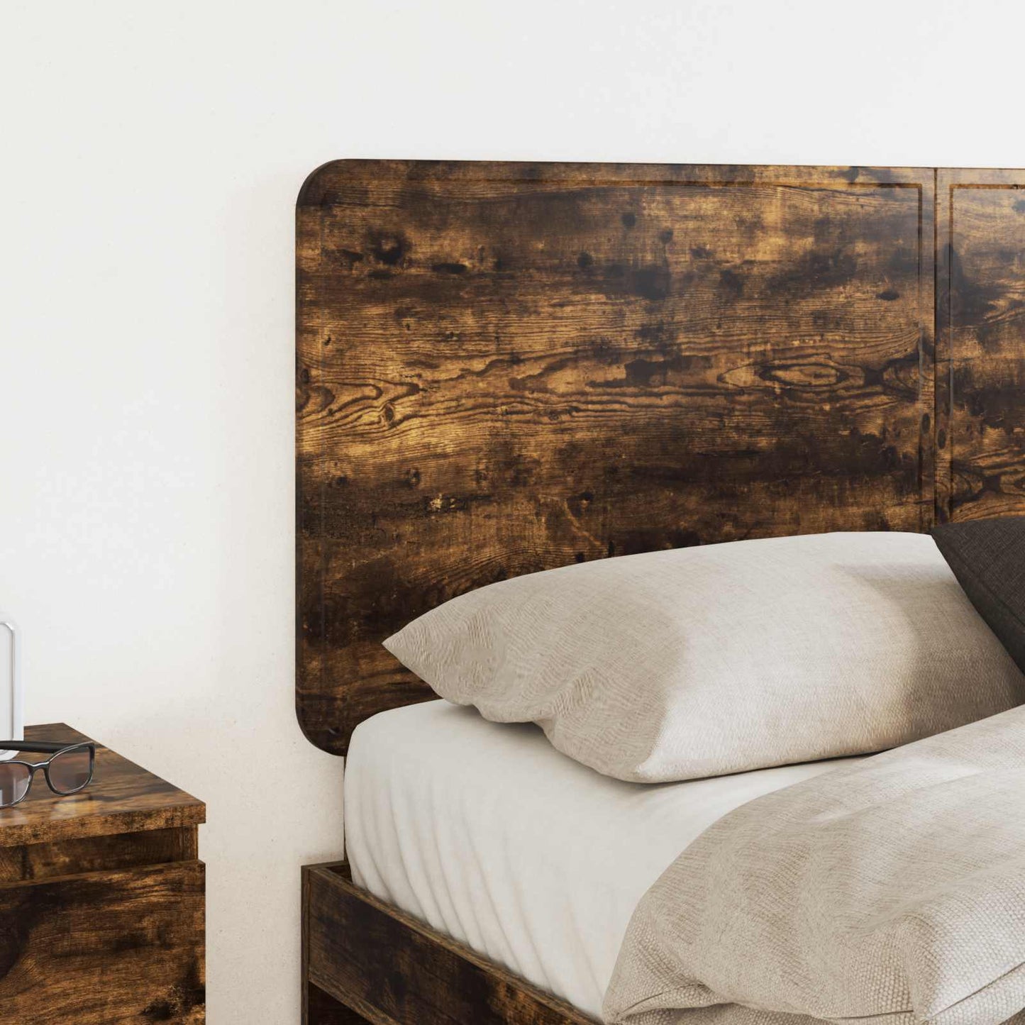 vidaXL Headboard Smoked Oak Engineered wood