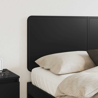 vidaXL Headboard Black Engineered wood