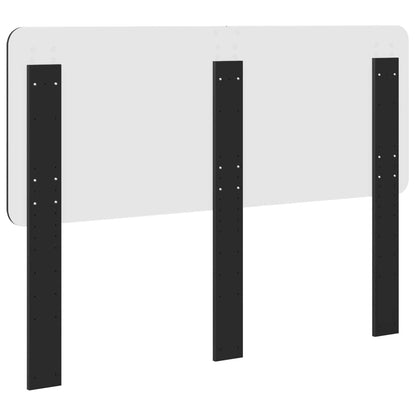 vidaXL Headboard Black Engineered wood