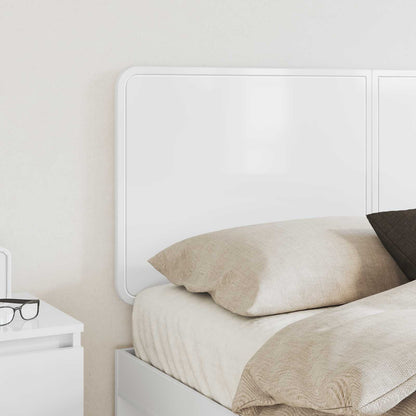 vidaXL Headboard High Gloss White Engineered wood