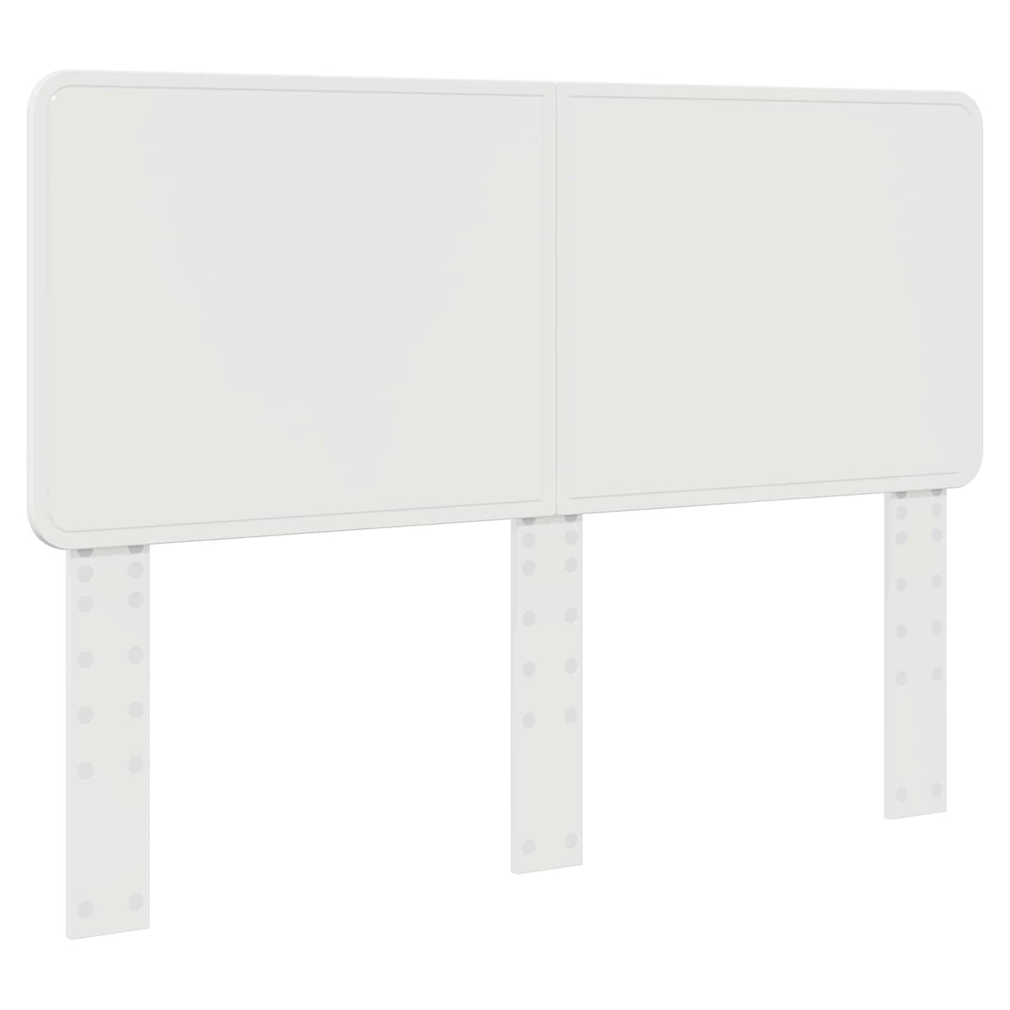 vidaXL Headboard Gloss White Engineered wood