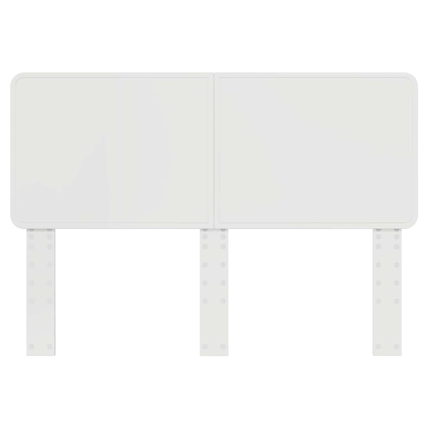 vidaXL Headboard Gloss White Engineered wood