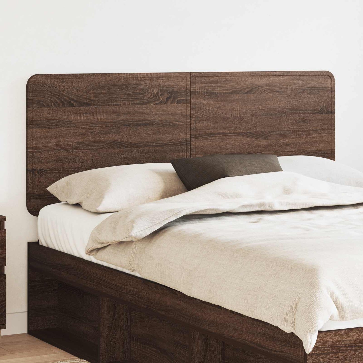 vidaXL Headboard Brown Oak Engineered wood
