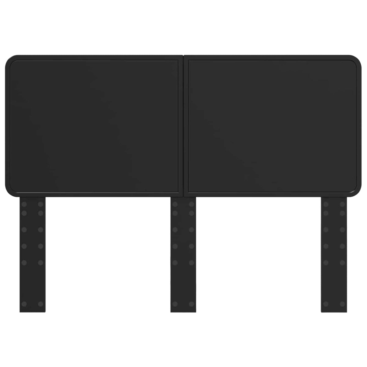 vidaXL Headboard Black Engineered wood