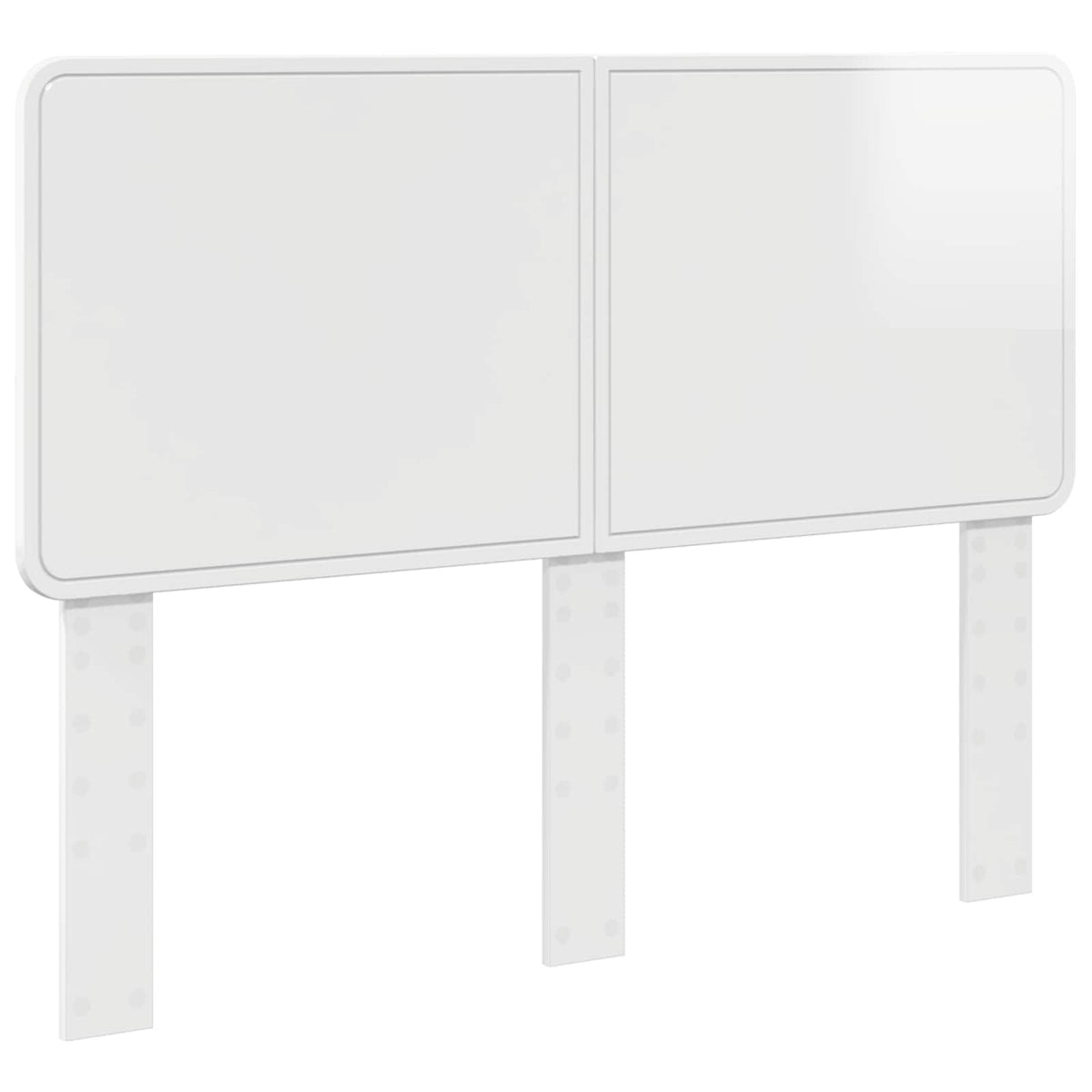 vidaXL Headboard High Gloss White Engineered wood