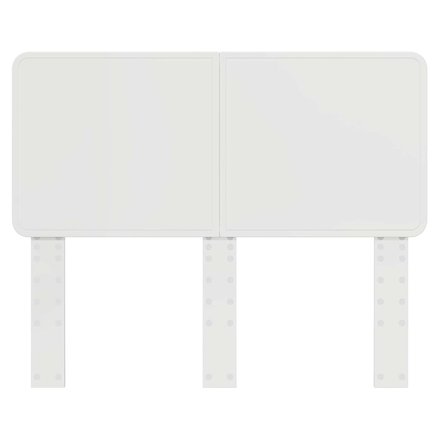 vidaXL Headboard Gloss White Engineered wood