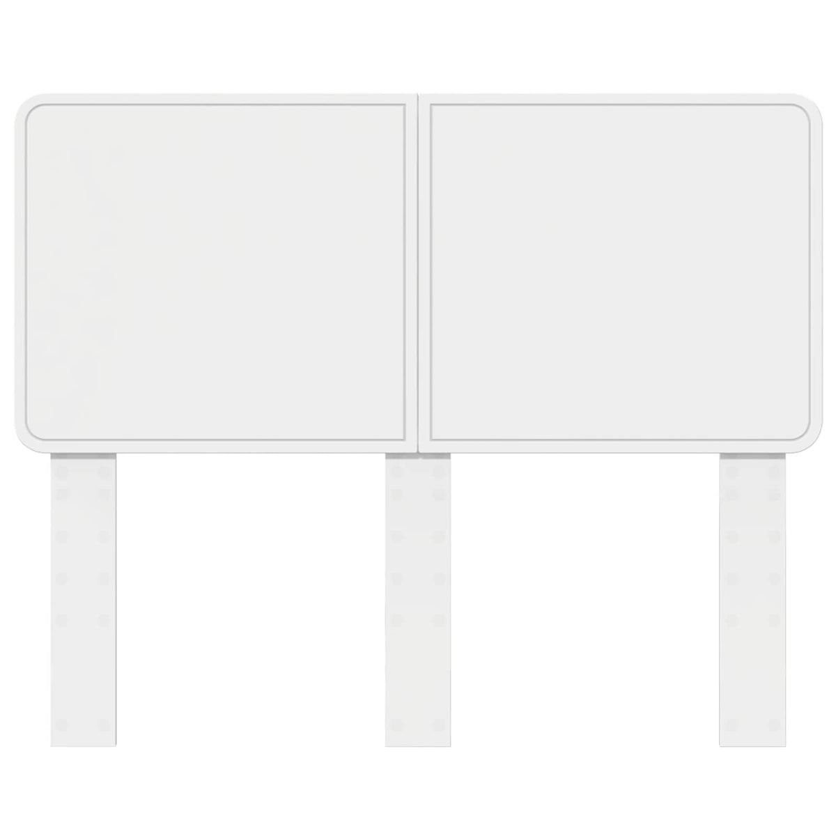 vidaXL Headboard White Engineered wood