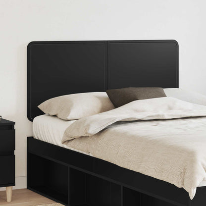 vidaXL Headboard Black Engineered wood