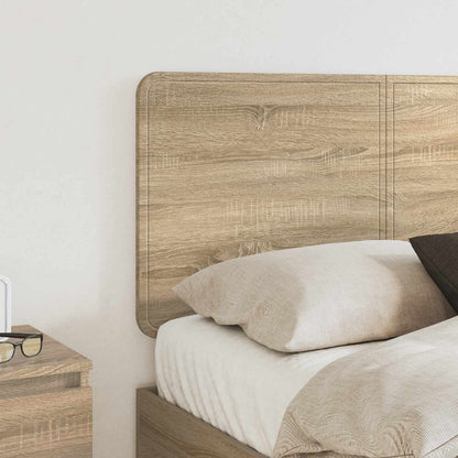 vidaXL Headboard Sonoma Oak Engineered wood