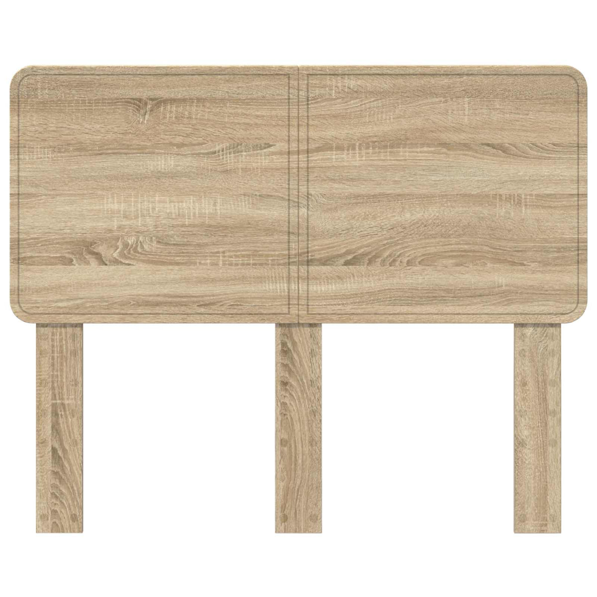 vidaXL Headboard Sonoma Oak Engineered wood