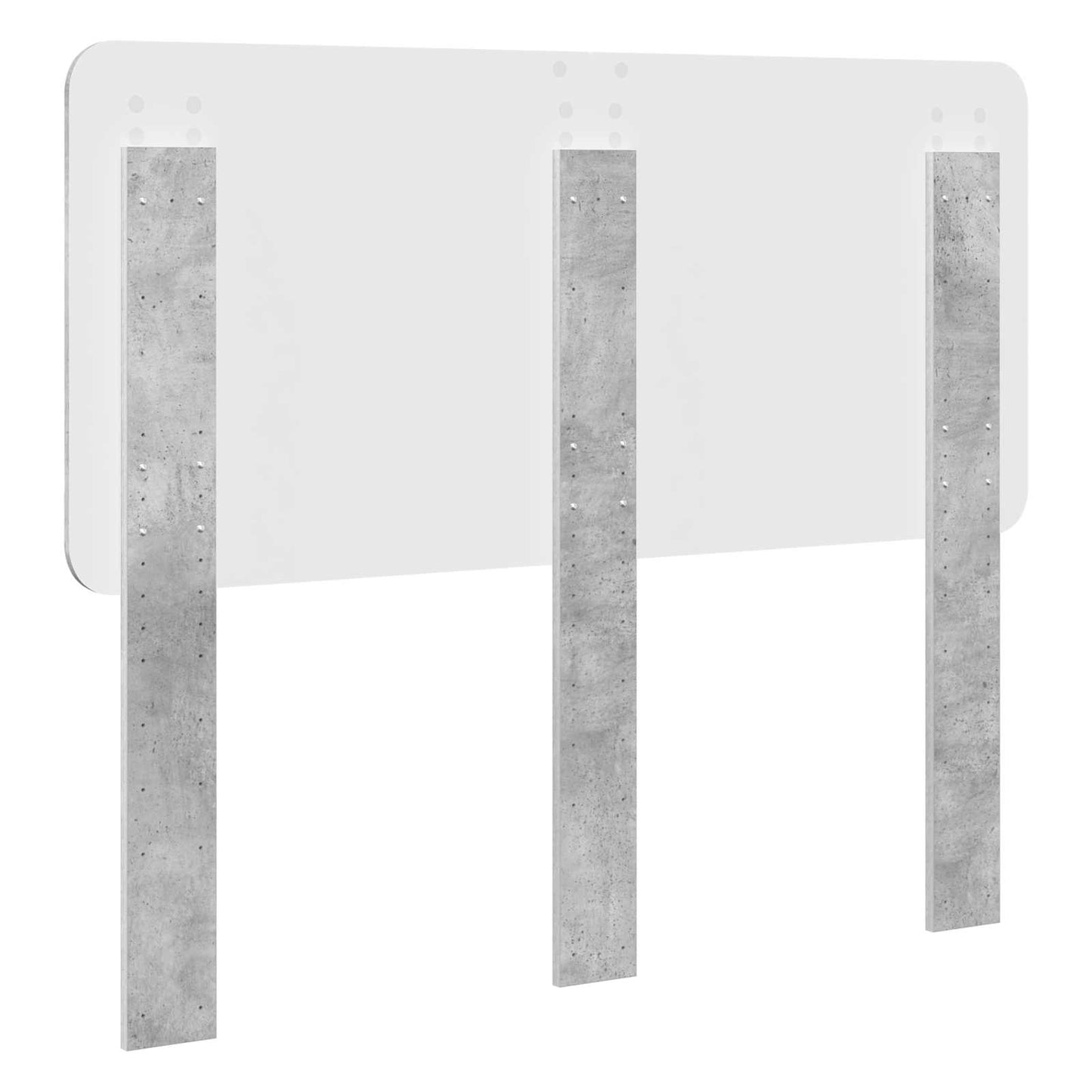 vidaXL Headboard Concrete Grey Engineered wood