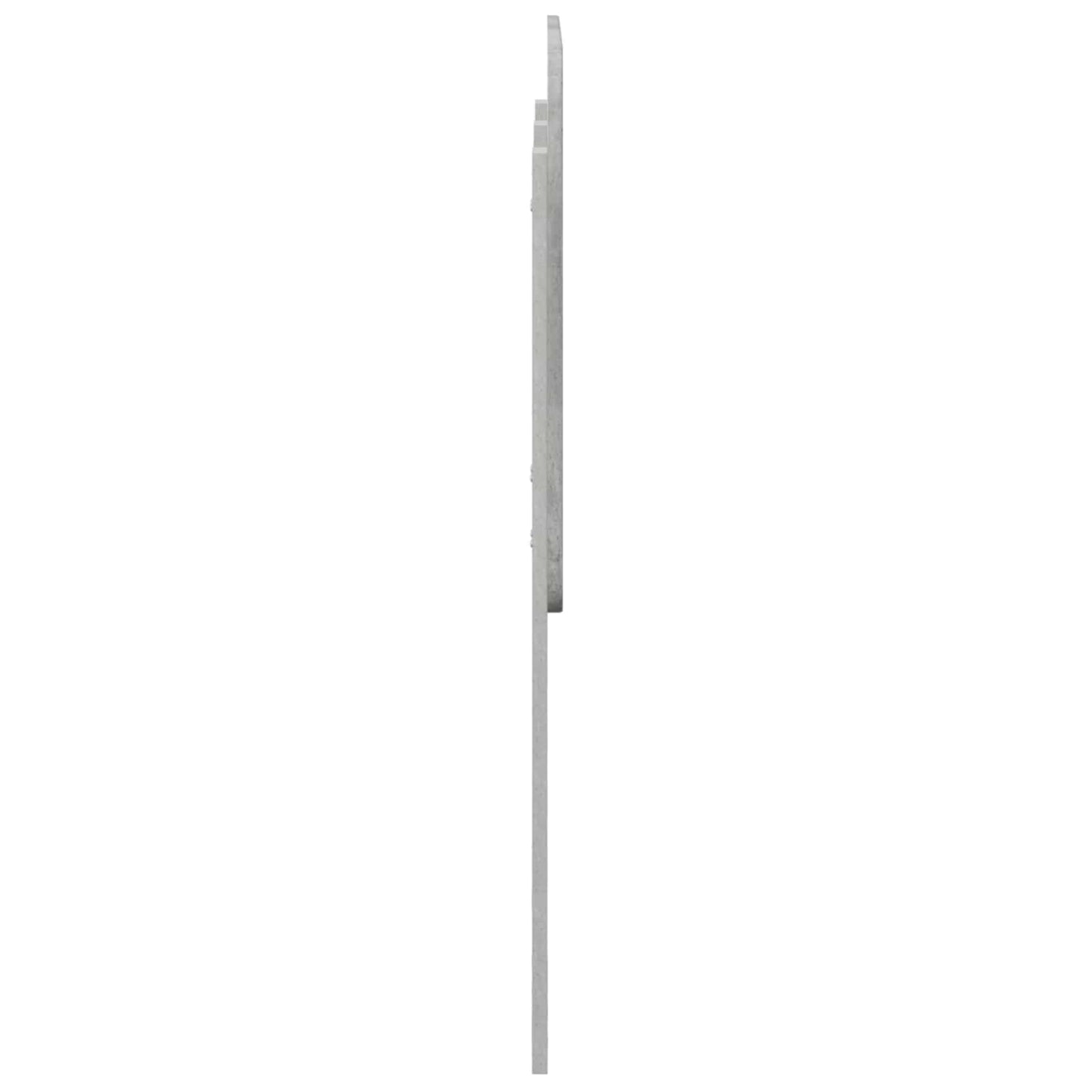 vidaXL Headboard Concrete Grey Engineered wood