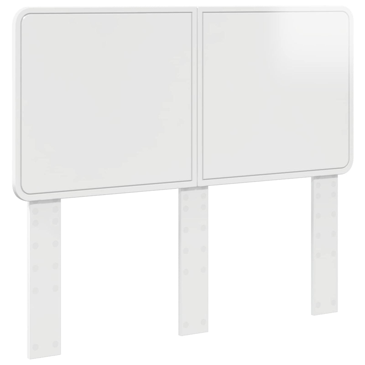 vidaXL Headboard High Gloss White Engineered wood