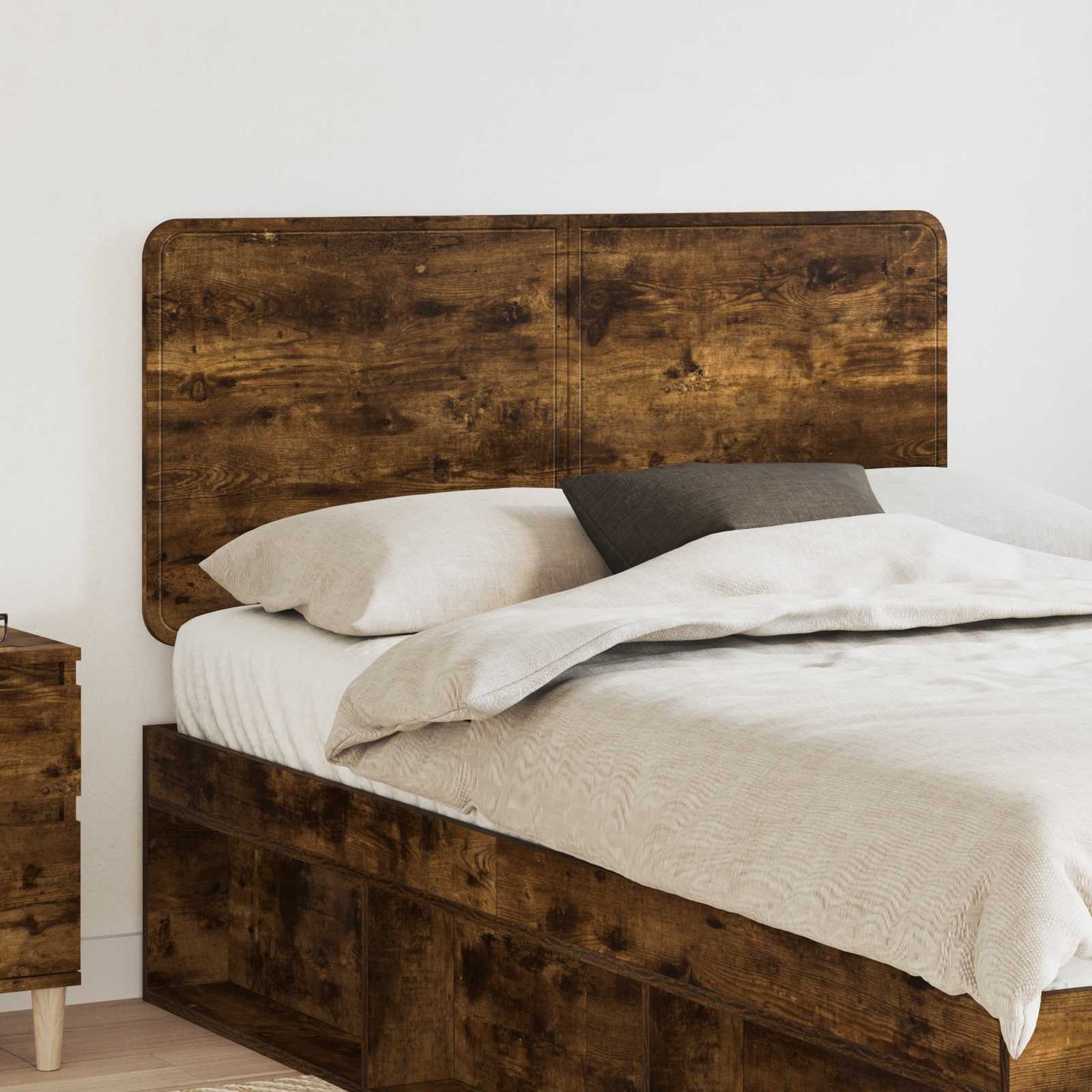 vidaXL Headboard Smoked Oak Engineered wood