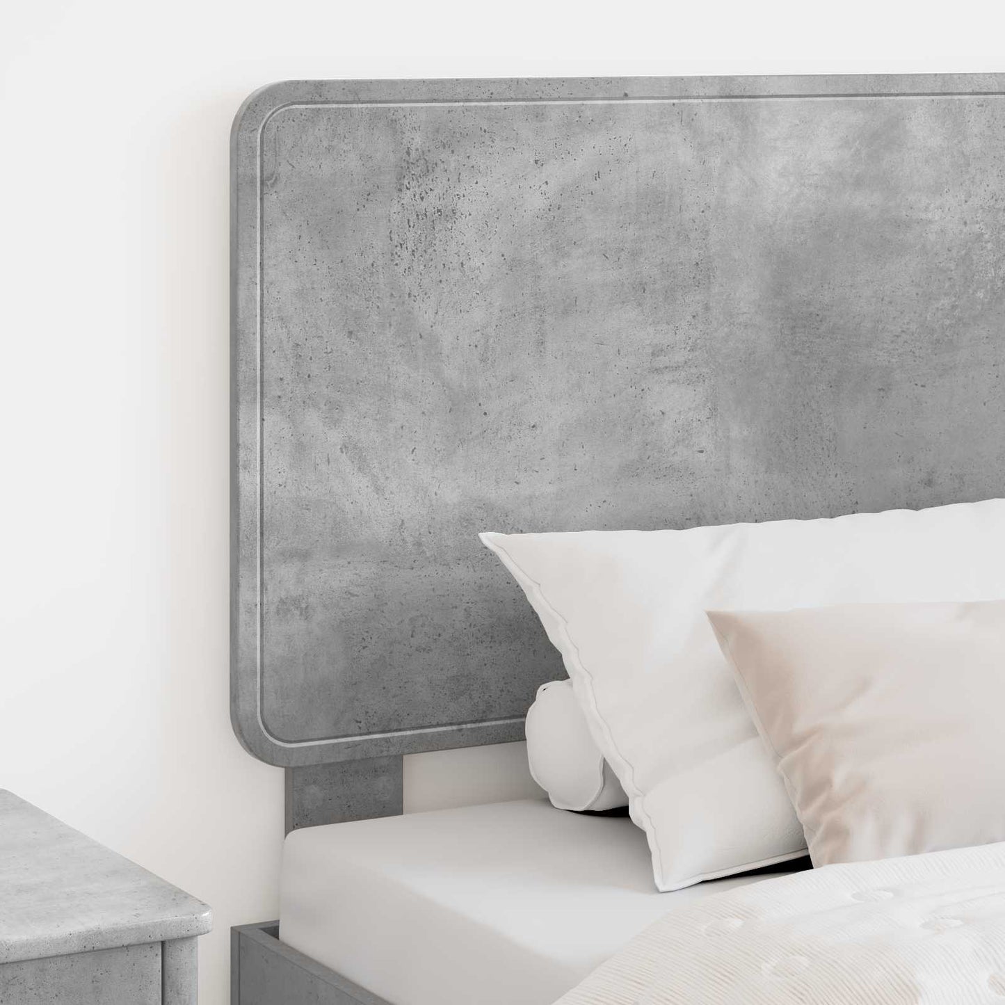 vidaXL Headboard Concrete Grey Engineered wood