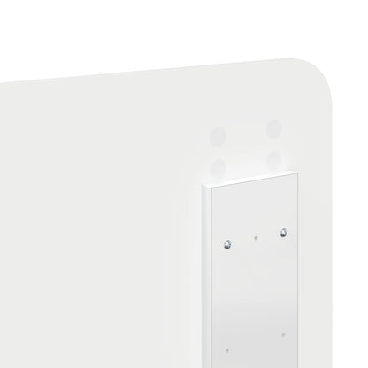 vidaXL Headboard Gloss White Engineered wood
