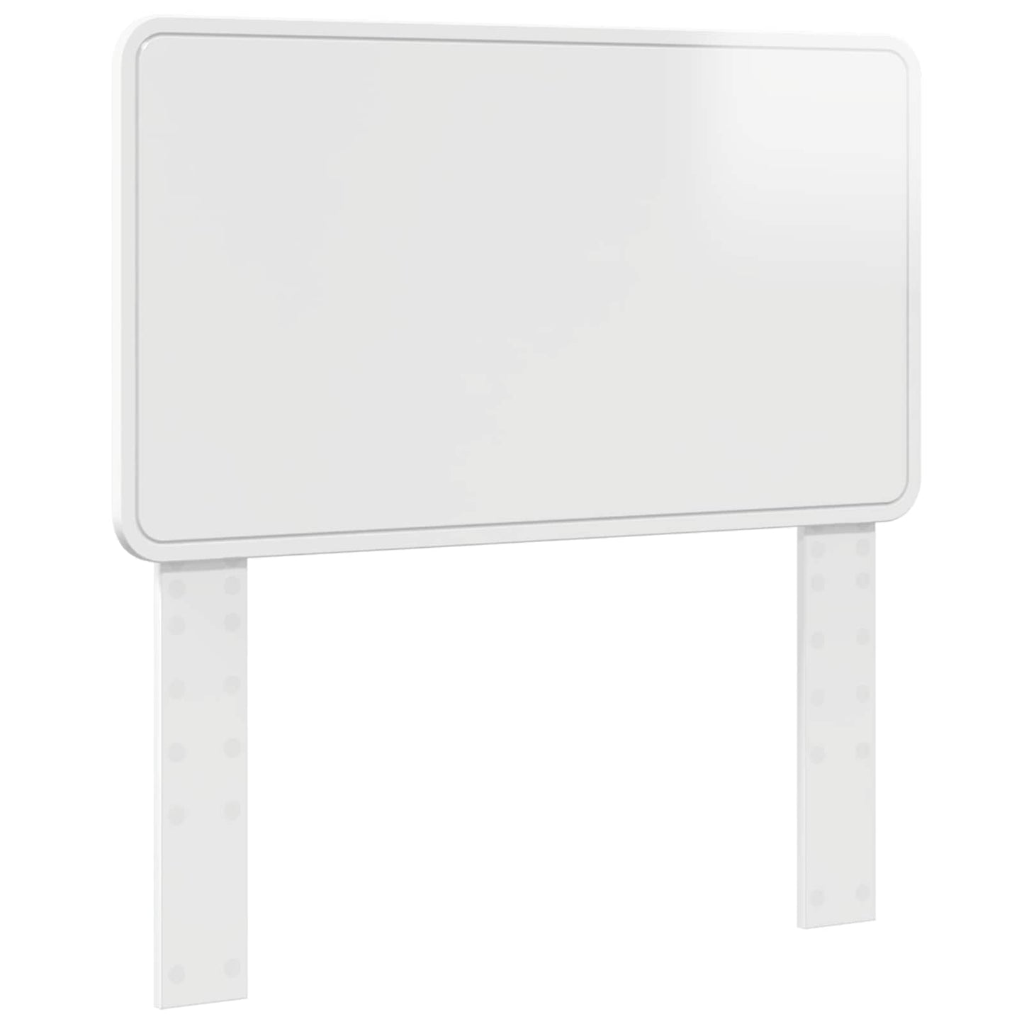 vidaXL Headboard Gloss White Engineered wood