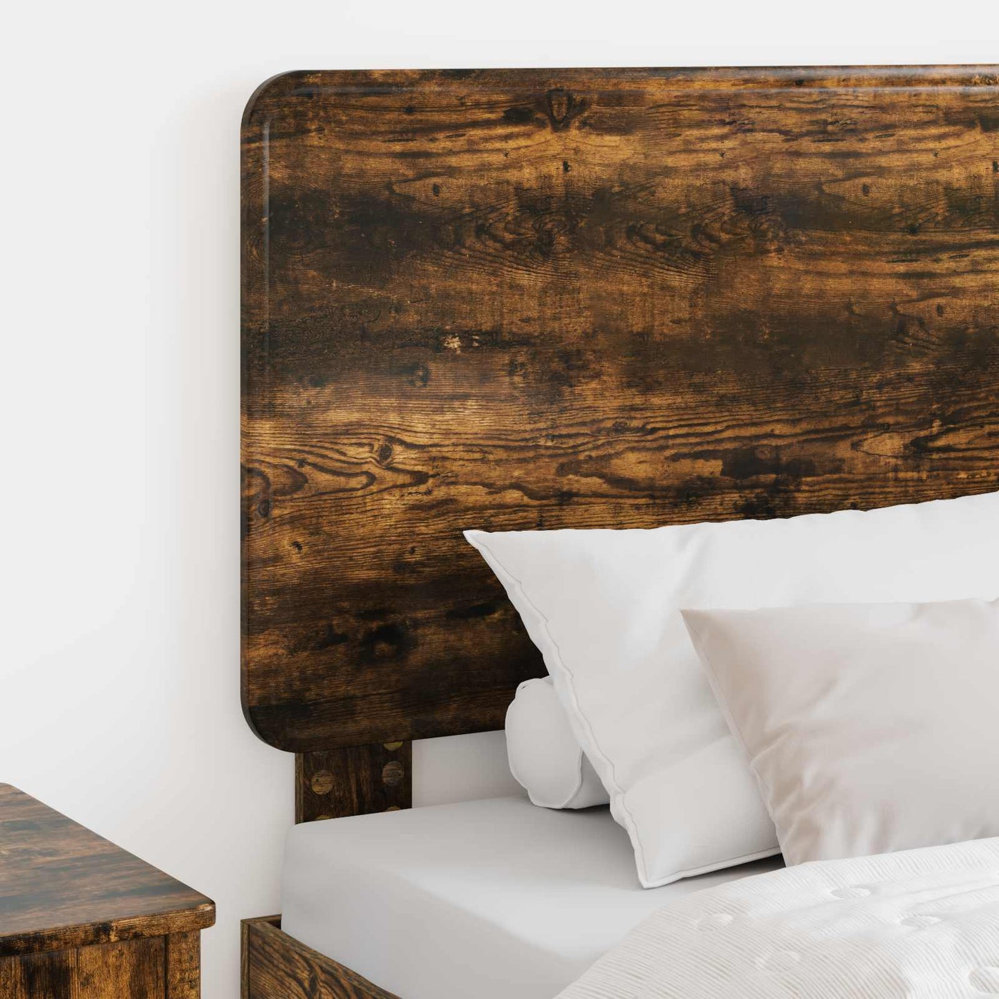 vidaXL Headboard Smoked Oak Engineered wood