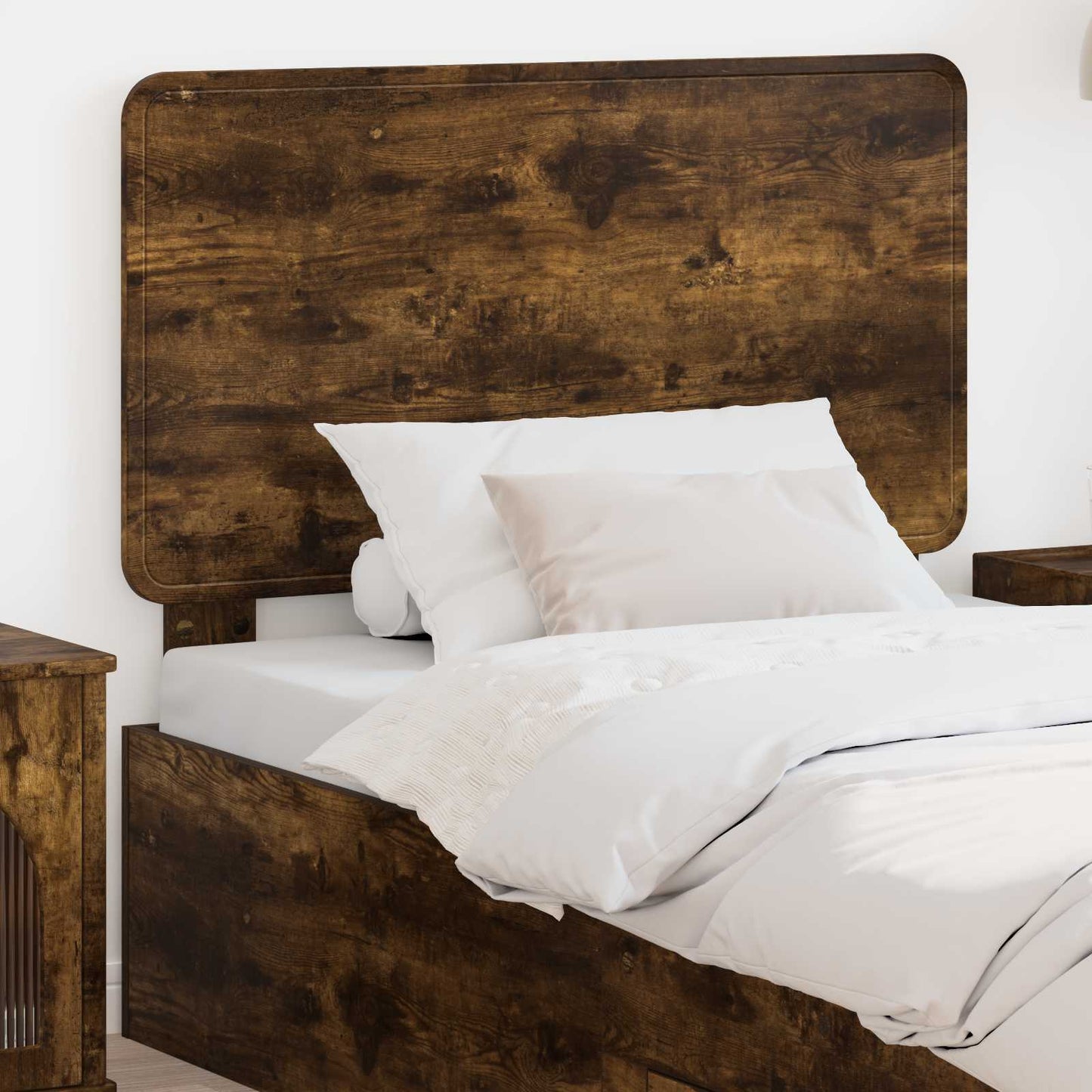 vidaXL Headboard Smoked Oak Engineered wood