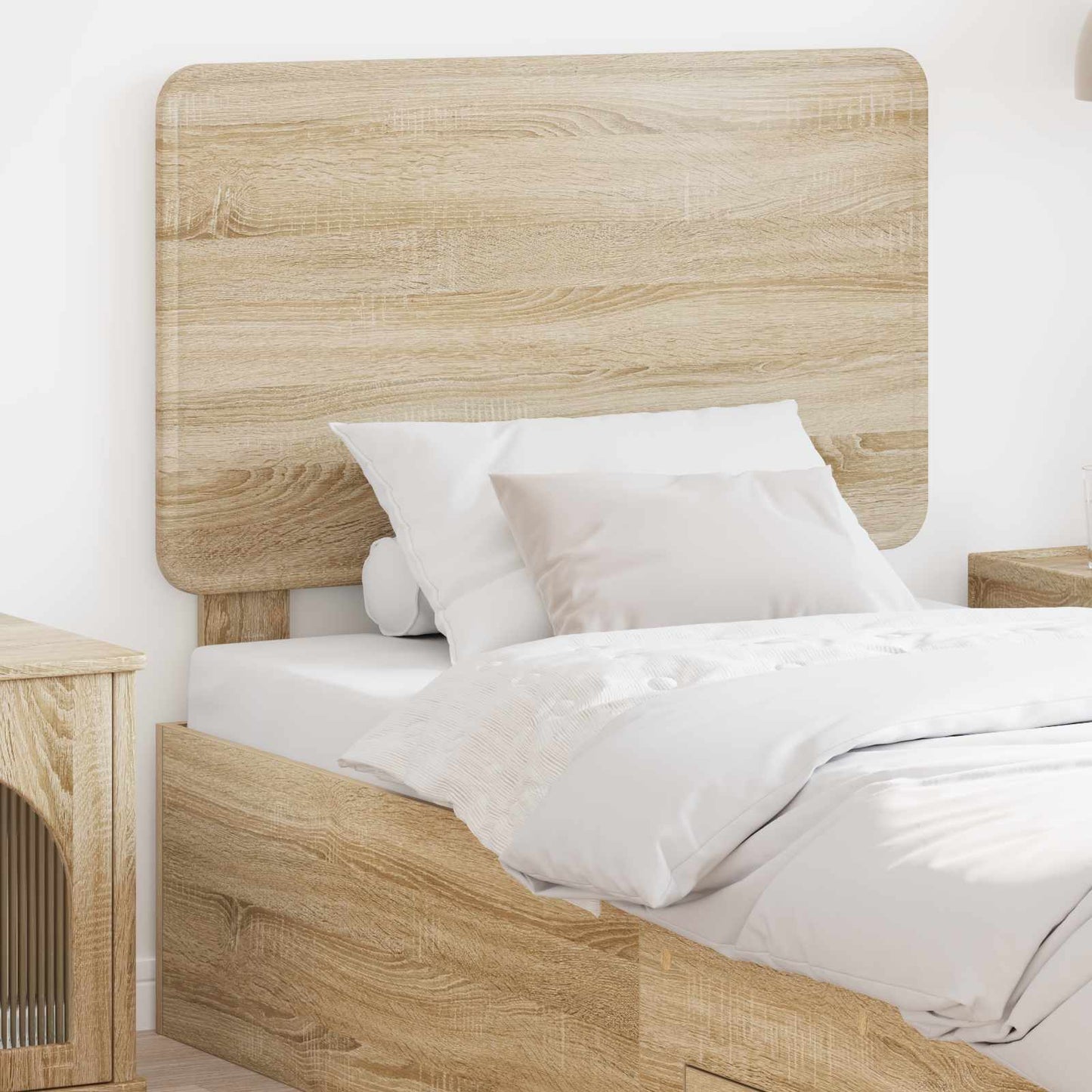 vidaXL Headboard Sonoma Oak Engineered wood