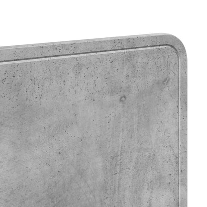 vidaXL Headboard Concrete Grey Engineered wood