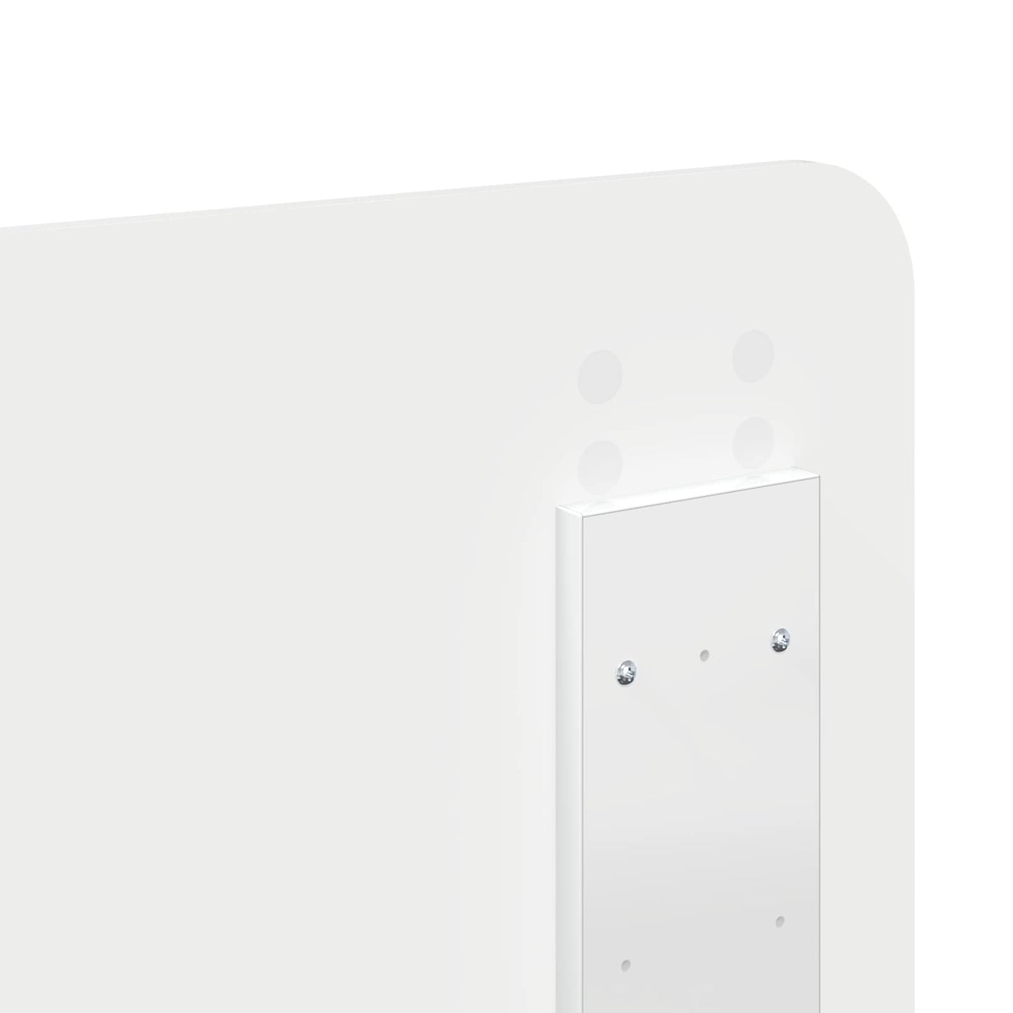 vidaXL Headboard Gloss White Engineered wood