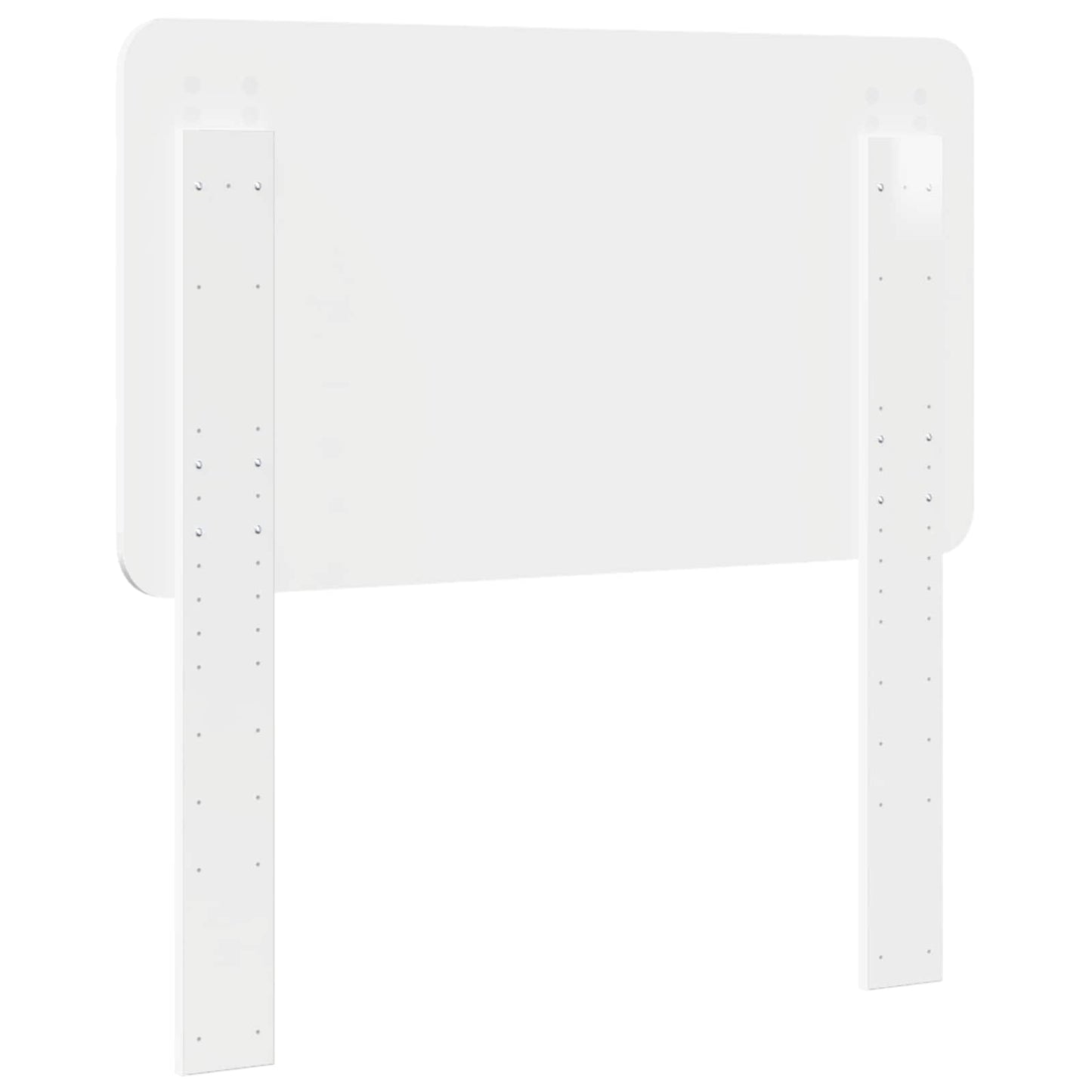 vidaXL Headboard Gloss White Engineered wood