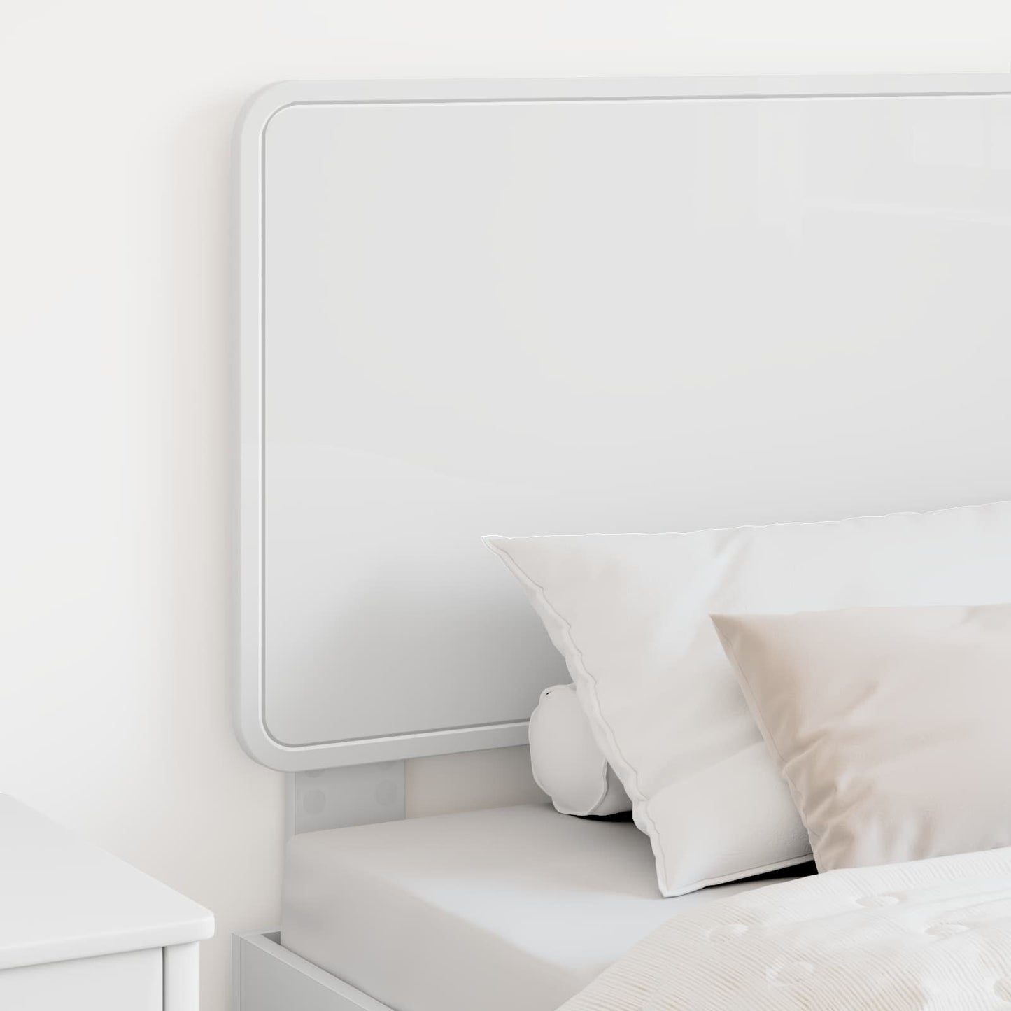 vidaXL Headboard White Engineered wood
