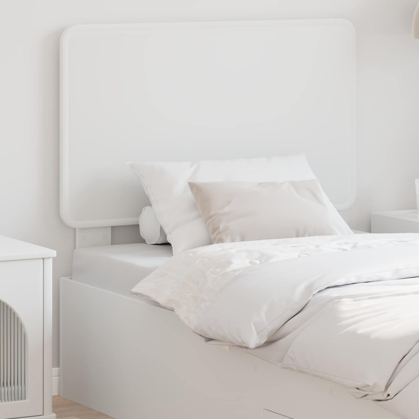 vidaXL Headboard White Engineered wood