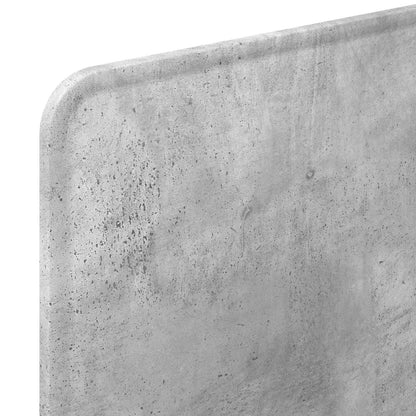 vidaXL Headboard Concrete Grey Engineered wood