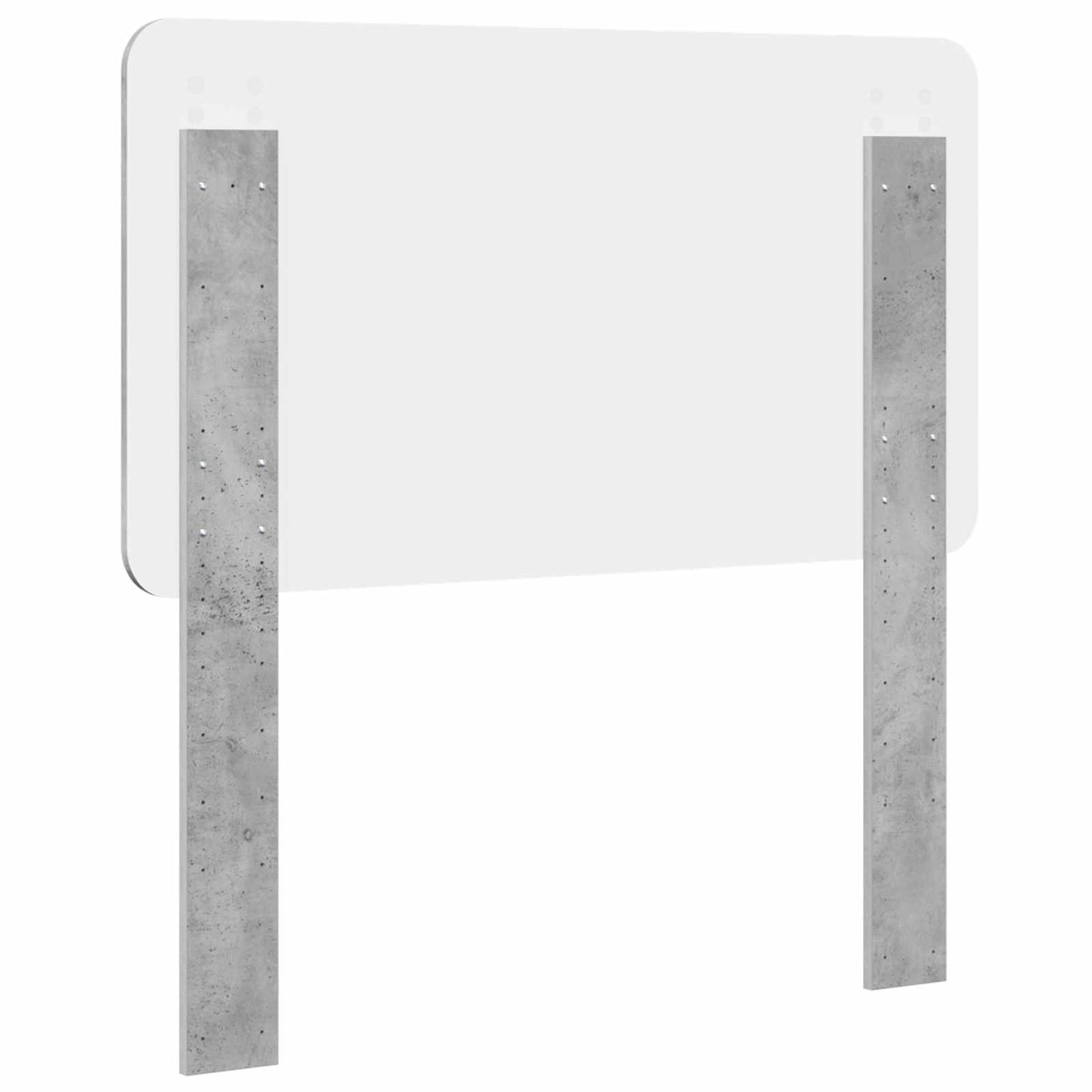 vidaXL Headboard Concrete Grey Engineered wood