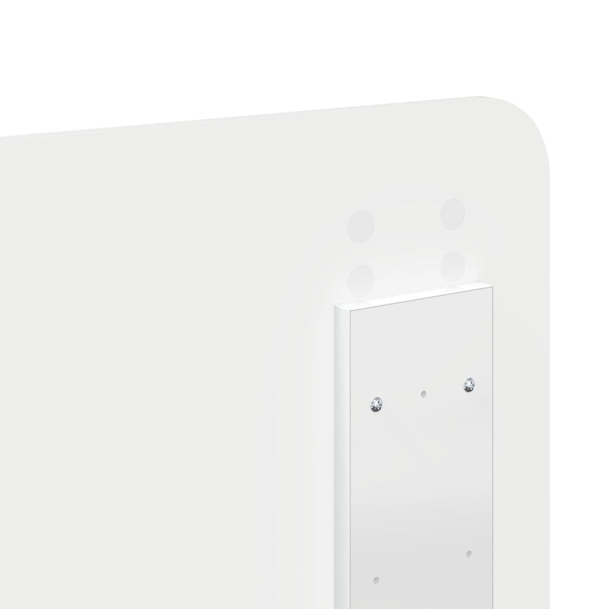 vidaXL Headboard Gloss White Engineered wood