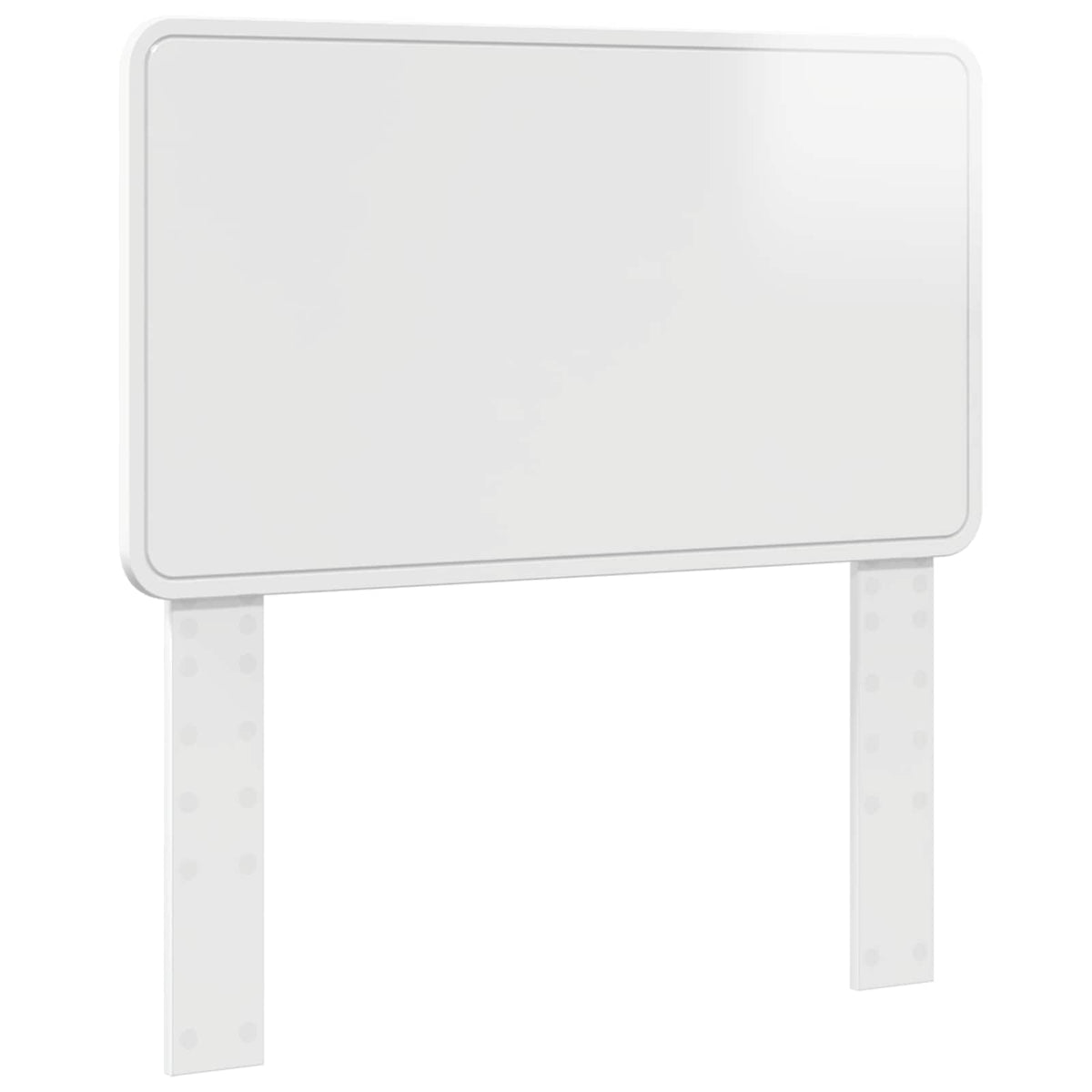 vidaXL Headboard Gloss White Engineered wood
