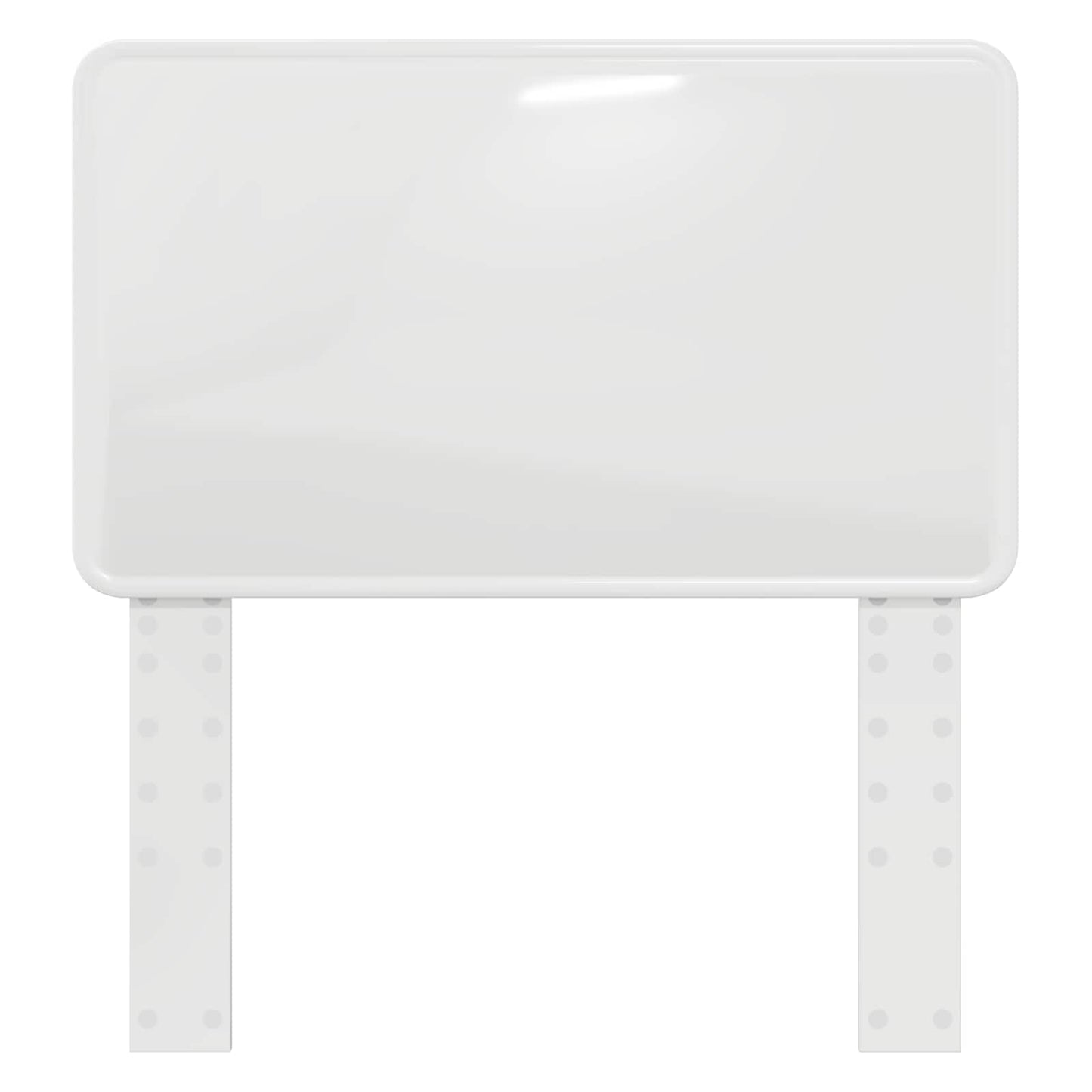 vidaXL Headboard Gloss White Engineered wood