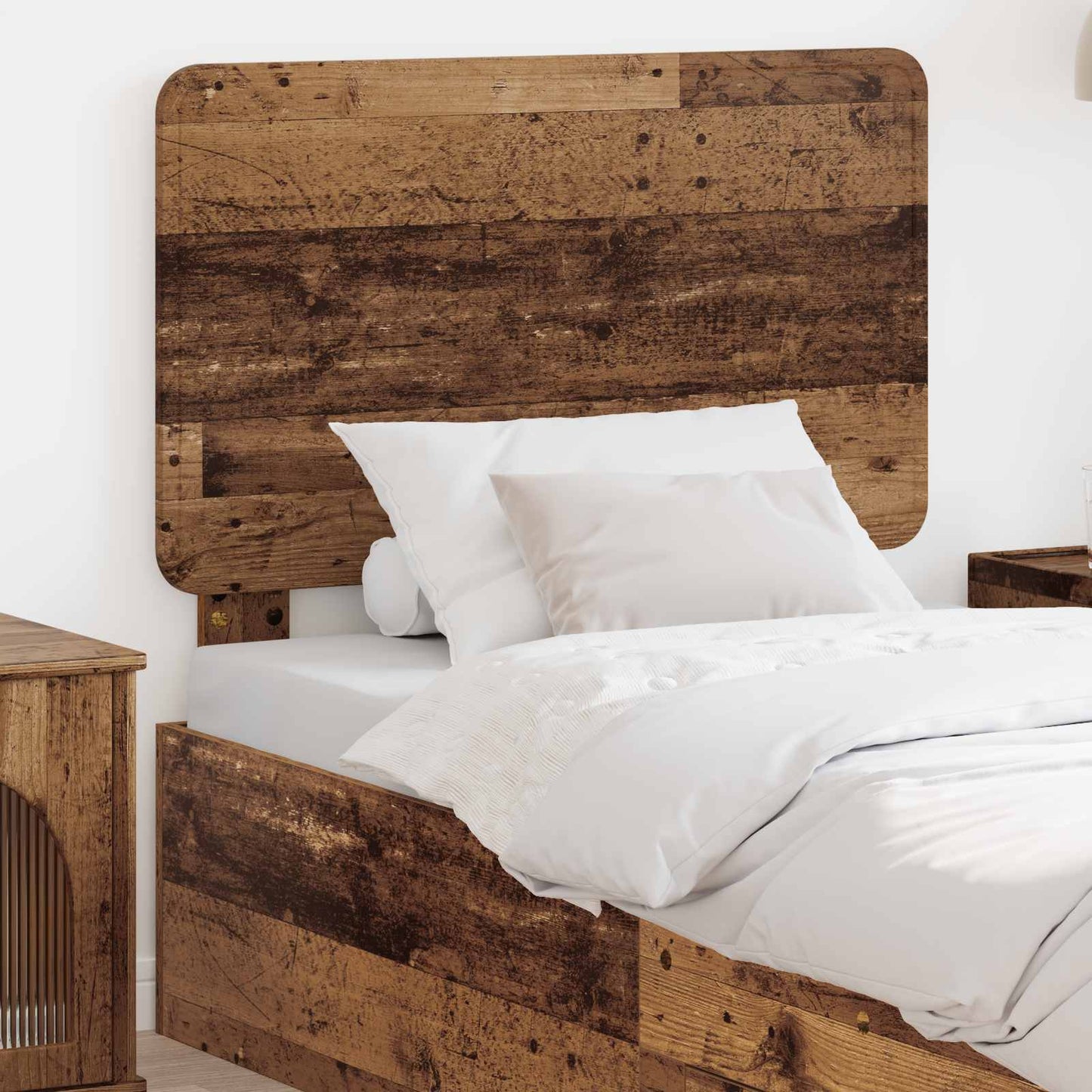 vidaXL Headboard Old Wood Engineered wood