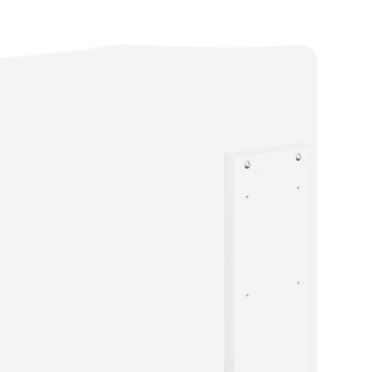 vidaXL Headboard White Engineered wood