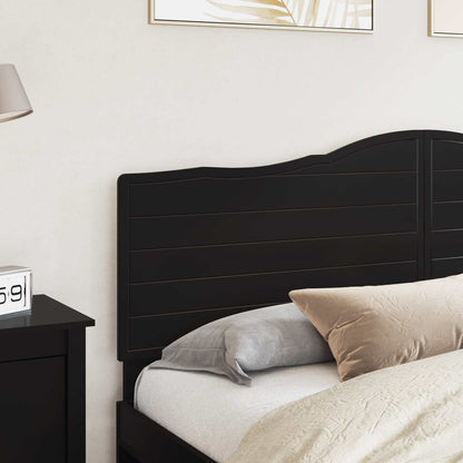 vidaXL Headboard Black Oak Engineered wood